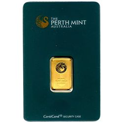 Gold Bars: Perth Mint 5 Gram Gold Bar