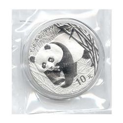 Chinese Silver Panda 2002