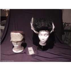 GODS AND MONSTERS SCREEN USED & MATCHED BRIDE OF FRANKENSTEIN WIGS
