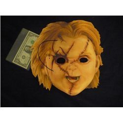 SEED OF CHUCKY RARE PROMO FACE MASK MINT & UNPUNCHED WITH STRING