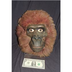 DISNEY ON PARADE MALE SILVER BACK GORILLA APE VINTAGE ANIMATRONIC ANIMAL HEAD PROP