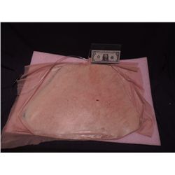 OFF THE MAP SILICONE GUN SHOT APPLIANCE WITH HAND PUNCHED HAIR AND MESH BACKING