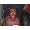 Image 2 : COMPLETE DEVIL DEMON COSTUME WITH FURRY LEGS HORNED MASK AND HANDS