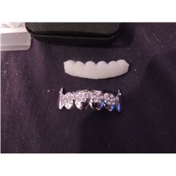 WHO'S YOUR CADDY WILSON'S SCREEN USED & WORN TEETH BLING GRILL ANDY MILONAKIS