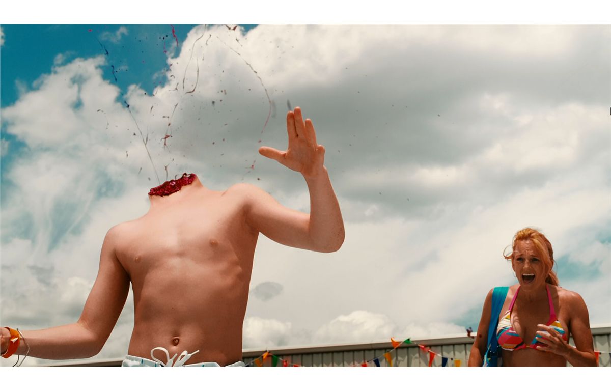 PIRANHA 3DD SCREEN USED HERO ANIMATRONIC CABLE PUPPET SEEN IN CLOSE UP SHOTS STILL WORKS W/ TRIGGERS