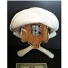 Image 2 : DISNEY ON PARADE PIRATE SKULL & CROSS BONES ANIMATRONIC HEAD W/ HAT & EYE PATCH HORROR PROP