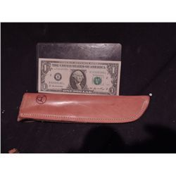 CHILD'S PLAY 1 CHUCKY'S KNIFE LEATHER SHEATH USED IN VOODOO PRIEST'S HOME PURCHASED FROM PAWN STARS