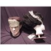 Image 1 : BORIS KARLOFF FULL HEAD LIFE CAST GODS AND MONSTERS SCREEN USED & MATCHED BRIDE OF FRANKENSTEIN WIGS