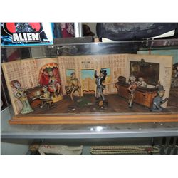 1960's KNOTT'S BERRY FARM CALICO GHOST TOWN PARK ORIGINAL MINIATURE SALOON MODEL WESTERN DIORAMA