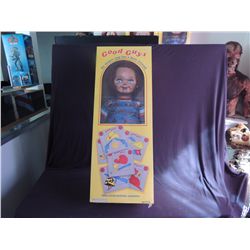 CHILD'S PLAY 1 GOOD GUYS CHUCKY DOLL BOX SCREEN USED ORIGINAL WITH WINDOW & PRINTED INSERT RARE