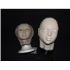 Image 1 : ANIMATRONIC PUPPET UNUSED SILICONE PAINTED HEAD SKINS LOT OF 2 LARGE DOLL SIZE UNKNOWN PRODUCTION