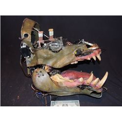 ALIEN CREATURE ANIMATRONIC DRAGON HEAD W/TEETH & SERVOS INTACT STEVE JOHNSON XFX SHOP LIQUIDATION