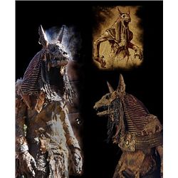 ANUBIS ANIMATRONIC CREATURE GOD HEAD BUST WEARABLE WITH SERVOS & MECHANISMS INTACT