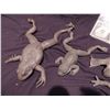 Image 2 : MAGNOLIA  COMPLETE SET OF UNPAINTED STUNT TREE BULL FROG & BOTH TOADS SCREEN USED