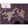 Image 3 : MAGNOLIA  COMPLETE SET OF UNPAINTED STUNT TREE BULL FROG & BOTH TOADS SCREEN USED