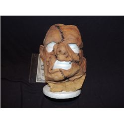 TEXAS CHAINSAW MASSACRE 2 LEATHERFACE HUMAN SKIN MASK UNFINISHED PRODUCTION PROTOTYPE TOM SAVINI