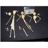 Image 7 : THE NIGHTMARE BEFORE CHRISTMAS JACK SKELLINGTON MAQUETTES PRODUCTION STUDIO MADE CASTINGS LOT OF 3