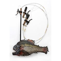 PIRANHA 3DD SCREEN USED HERO ANIMATRONIC PUPPET SEEN IN CLOSE UP SHOTS STILL WORKS W/ CONTROLLERS