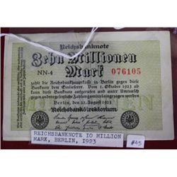 1923 10,000,000 Mark