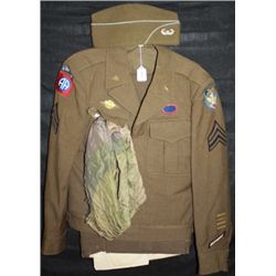 WW II 82nd Airborne Uniform "Normandy" Vet