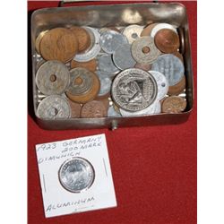 A Lot of WW II Coins and Tokens