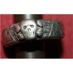 WW II Waffen SS Totnekopf DeathsHead Ring "Rare"