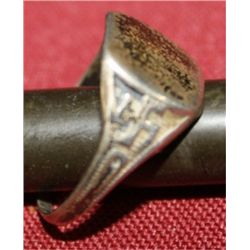 WW II German Home Front Swastika Ring
