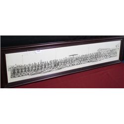 WWI Army Group Yard Long Photo