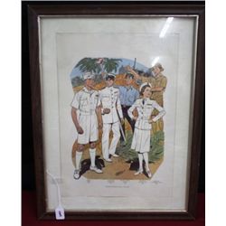 WW II Navy Uniform Guidline Print