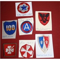 Lot of Early Army Patches