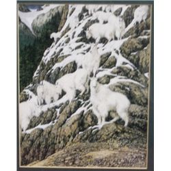 framed Bev Doolittle print