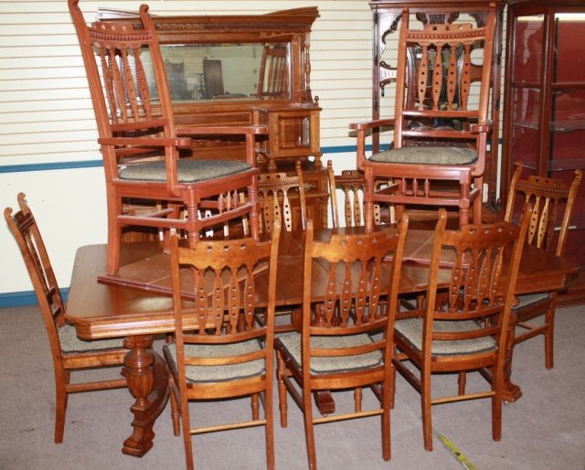 Antique Cherry Dining Room Set