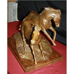 Sculpture "Horses Along the Way" by Pat Kennedy