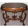 Image 3 : Walnut Inlaid Lamp Table