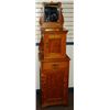 Image 1 : Rare Oak Barber Cabinet