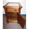Image 5 : Walnut Victorian Marble Topped Half Commode