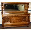 Image 1 : Oak Carved Griffon Sideboard