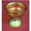 Image 1 : Tiffany Aurene Favrile Compote, 3 1/2 in H, Signed