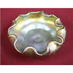 Tiffany Aurene Favrile Bowl, 2 1/2 in Dia, Signed