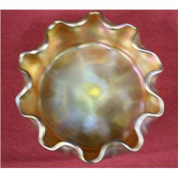 Tiffany Aurene Favrile Bowl, 2 1/2 In Dia, Signed