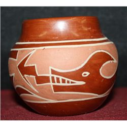 Santa Clara Pot Signed