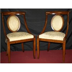 Pair of Early American Parlor Chairs