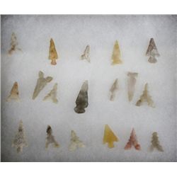 Lot of 18 Bird Point Arrow Heads