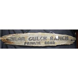 Bear Gulch Vintage Sign