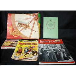 Hopalong Cassidy 8mm Film, Wild Bill Hickok Book,