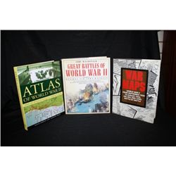 3 WWII Books "Great Battles of WWII"/WWII Maps