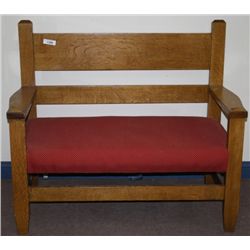 Mission Oak Settee
