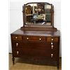 Image 1 : 1930s Walnut Dresser with Mirror