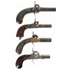 Image 1 : Four Percussion Pistols