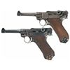 Image 1 : Collector's Lot of Two World War I Dated Luger Semi-Automatic Pistols